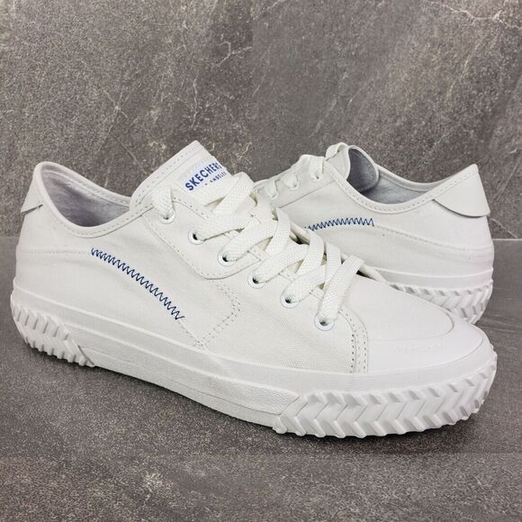 SKECHERS Shoes - Skechers Sneakers Womens 9.5 m White Lace Up Street Trax Hi Washable Shoes